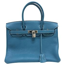 Hermès-Hermès Birkin 30-Bleu