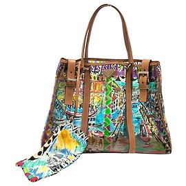 Bolso Plexi Prada Multicolor