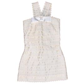 RARE Vestido blanco Joelle Marc Jacobs Blanco Beige Blanco roto