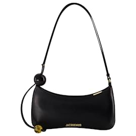 Jacquemus-Le Bisou Perle Bag - Jacquemus - Leather - Black-Black