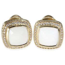 Orecchini Albion in agata David Yurman in oro giallo 18k 0,4 CTW Argento Metallico