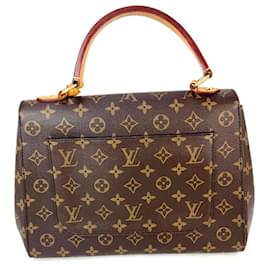 Louis Vuitton-Sac à main à poignée supérieure Monogram Cluny MM Louis Vuitton-Marron