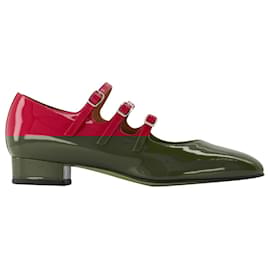 Autre Marque-Ariana Babies in Red Patent Leather-Red