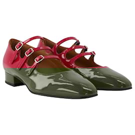 Autre Marque-Ariana Babies in Red Patent Leather-Red