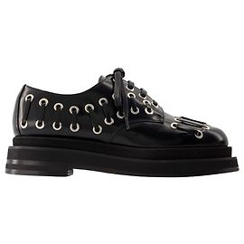 Loafers brogue à œillets en forme de cœur - Simone Rocha - Cuir - Noir Noir