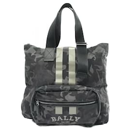 Bally-Bolsa Tote de Lona Bally Fallie Bolsa de Lona 6301317 em muito bom estado-Verde