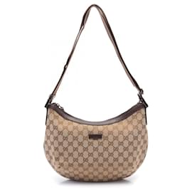 Gucci-Bolso de hombro Gucci GG Canvas en muy buen estado-Castaño