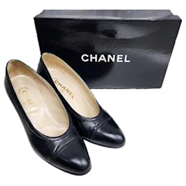 Chanel-Chanel leather pump-Black