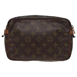 Louis Vuitton-LOUIS VUITTON Monogram Compiegne 23 Clutch Bag M51847 LV Auth 78019-Monogram