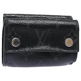 Louis Vuitton-LOUIS VUITTON Portefeuille Compact Discovery Monogram Eclipse M67630 LV Auth 76907-Monogramme