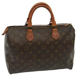 Louis Vuitton-LOUIS VUITTON Handtasche Monogram Speedy 30 M41526 LV Auth 77537-Monogramm