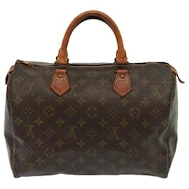 Louis Vuitton-LOUIS VUITTON Monogram Speedy 30 Hand Bag M41526 LV Auth 77537-Monogram