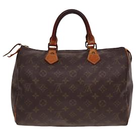 Louis Vuitton-LOUIS VUITTON Monogram Speedy 30 Hand Bag M41526 LV Auth 78731-Monogram