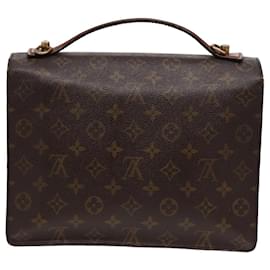 Louis Vuitton-LOUIS VUITTON Monogram Monceau 28 Hand Bag 2way M51185 LV Auth 78030-Monogram