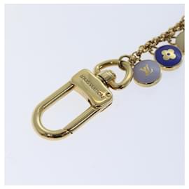 Louis Vuitton-LOUIS VUITTON Monogram Porte Cles Chainne Pastilles Charm M66172 LV Auth 78655-Golden