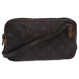 Louis Vuitton-LOUIS VUITTON Monogram Marly Bandouliere Schultertasche M51828 LV Auth 78453-Monogramm