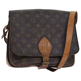 Louis Vuitton-LOUIS VUITTON Monogram Cartouchiere GM Shoulder Bag M51252 LV Auth 78133-Monogram