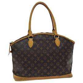 Louis Vuitton-LOUIS VUITTON Monogram Lockit Horizontal Hand Bag M40104 LV Auth bs15295-Monogram