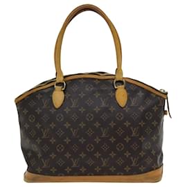 Louis Vuitton-LOUIS VUITTON Monogram Lockit Horizontal Hand Bag M40104 LV Auth bs15295-Monogram