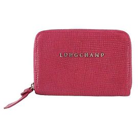 Longchamp Leather wallet Pink