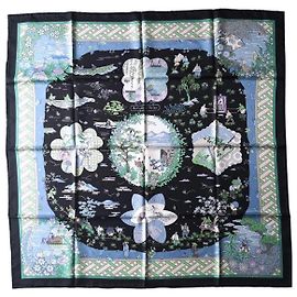 Hermès La Ballata di Heian edizione limitata Nero Verde chiaro