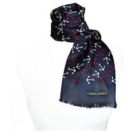 Dsquared2 Sciarpa Blu Marino Blu