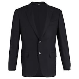 Autre Marque-Ermenegildo Zegna 15 Mil Mil 15 Blazer in Black Wool-Black