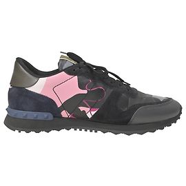 Baskets Valentino Garavani Camo Rockrunner en daim multicolore Autre