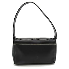 Chanel-Bolso de hombro Chanel Coco Mark Caviar de cuero 9334201 en excelente estado-Negro