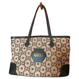 Sac cabas Gucci Ophidia Centennial Beige Vert Beige Vert