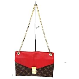 Louis Vuitton-Monogram Pallas dune-Marron,Rouge