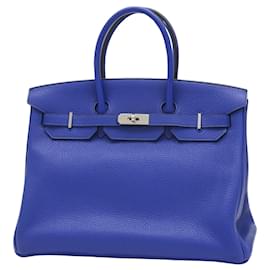 Hermès-Hermès Birkin 35-Blue