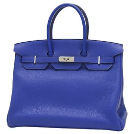 Hermès Birkin 35 Bleu
