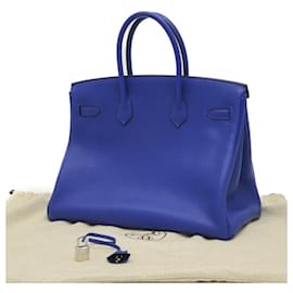 Hermès-Hermès Birkin 35-Blue