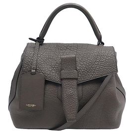 HANDTASCHE LANCEL CHARLIE MM A08370 KHAKI LEDER SCHULTERTASCHE Khaki