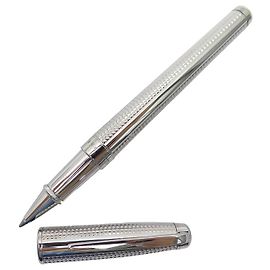 NINE ST DUPONT LINE D ETERNITY ROLLERBALL PENS DIAMOND TIP 422014M Silvery
