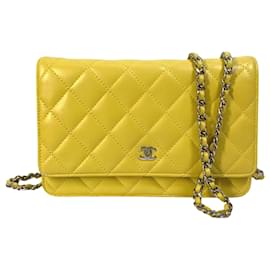 Chanel-Chanel Wallet On Chain-Yellow