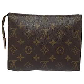 Louis Vuitton-LOUIS VUITTON Monogram Poche Toilette 19 Pouch M47544 LV Auth 78011-Monogram