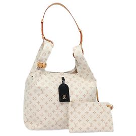 LOUIS VUITTON Monogram Dune Atlantis GM Borsa Tote Bianca M24409 LV Auth 75395S Bianco