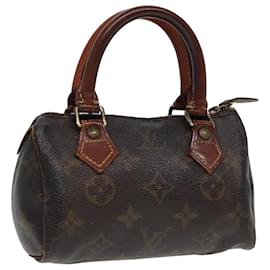 Louis Vuitton-LOUIS VUITTON Monogram Mini Speedy Hand Bag M41534 LV Auth 78004-Monogram