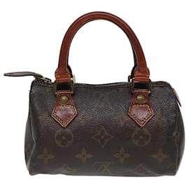 Louis Vuitton-LOUIS VUITTON Monogram Mini Speedy Hand Bag M41534 LV Auth 78004-Monogram