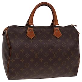 Louis Vuitton-LOUIS VUITTON Monogram Speedy 30 Hand Bag M41526 LV Auth 78730-Monogram