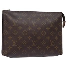 Louis Vuitton-LOUIS VUITTON Monogram Poche Toilette 26 Pouch M47542 LV Auth 77865-Monogram
