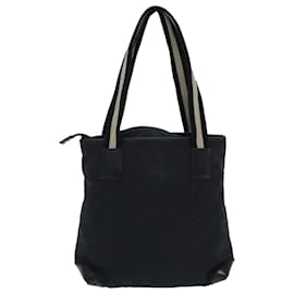 Gucci-GUCCI GG Canvas Tote Bag Black 019 0402 Auth ac3090-Black