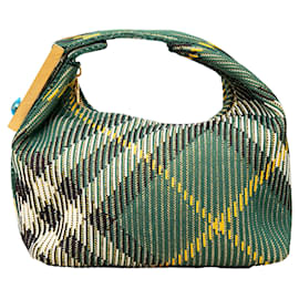 Bolso Duffle Mini Peg Burberry Multicolor