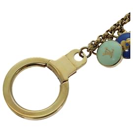 Louis Vuitton-LOUIS VUITTON Monogram Porte Cles Chainne Pastilles Charm M66172 LV Auth kk245-Golden