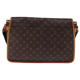 Louis Vuitton-LOUIS VUITTON Monogram Gibeciere GM Schultertasche M42246 LV Auth bs15294-Monogramm