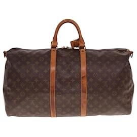 Louis Vuitton-LOUIS VUITTON Monogram Keepall Bandouliere 50 Boston Bag M41416 LV Auth 76941-Monogram