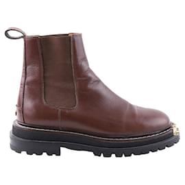 Sandro Leather boots Brown