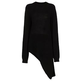 Khaite Schwarz Esme Kaschmir Asymmetrischer Pullover Schwarz